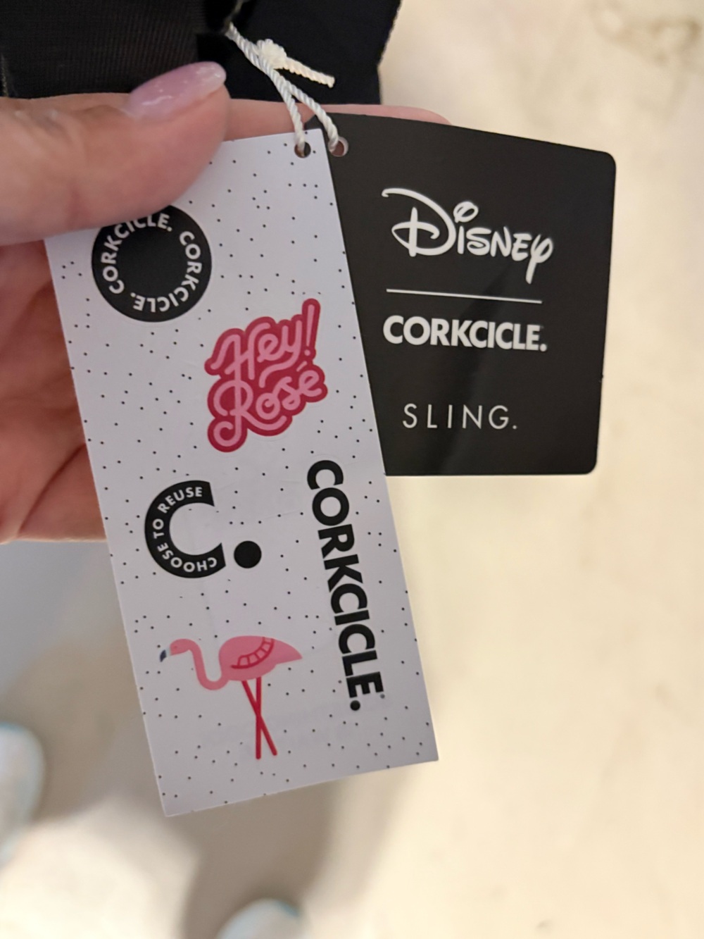 Corksicle Black Mickey Ear Crossbody holder/ Bag - Picture 3 of 3